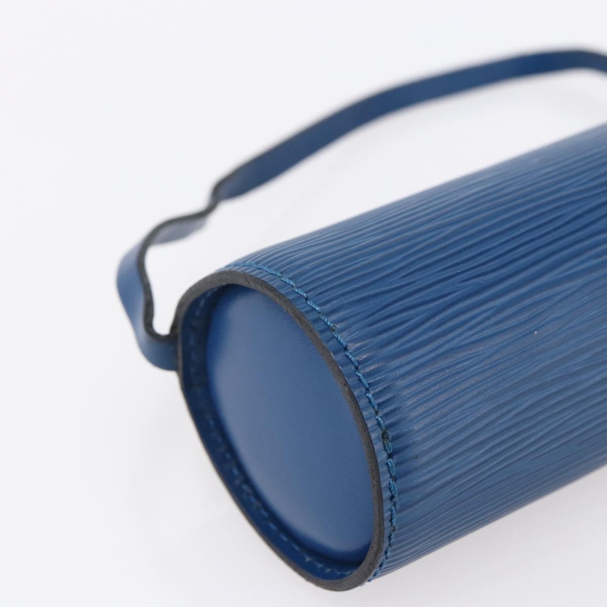 Louis Vuitton Soufflot Pochette Epi Leather, BLUE, LEATHER, Clutche & pouche