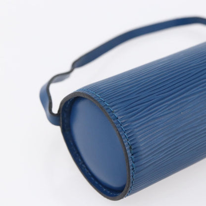 Louis Vuitton Soufflot Pochette Epi Leather, BLUE, LEATHER, Clutche & pouche