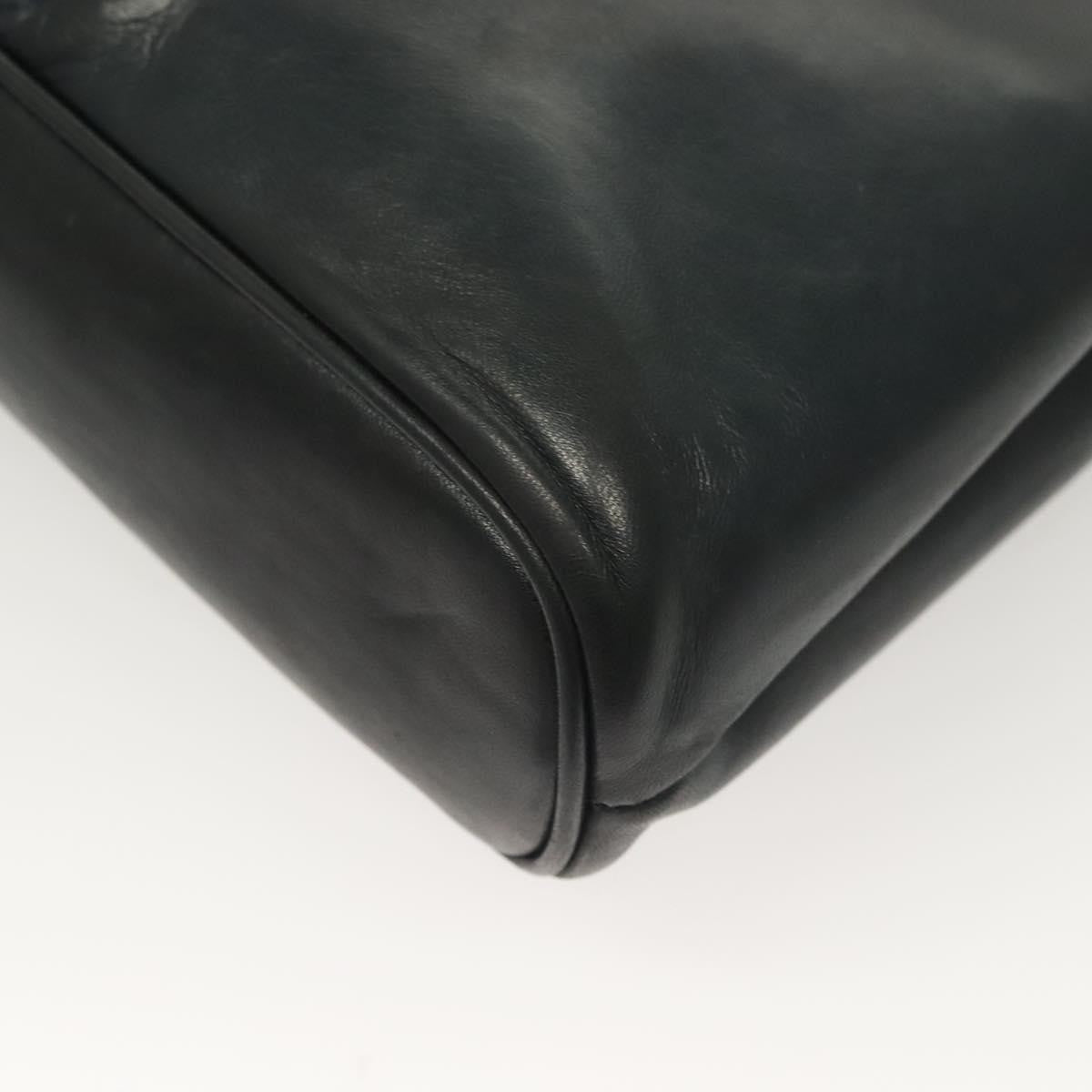 Bally Vintage Shoulder Bag Quilted leather, Black, Leather, Handbag