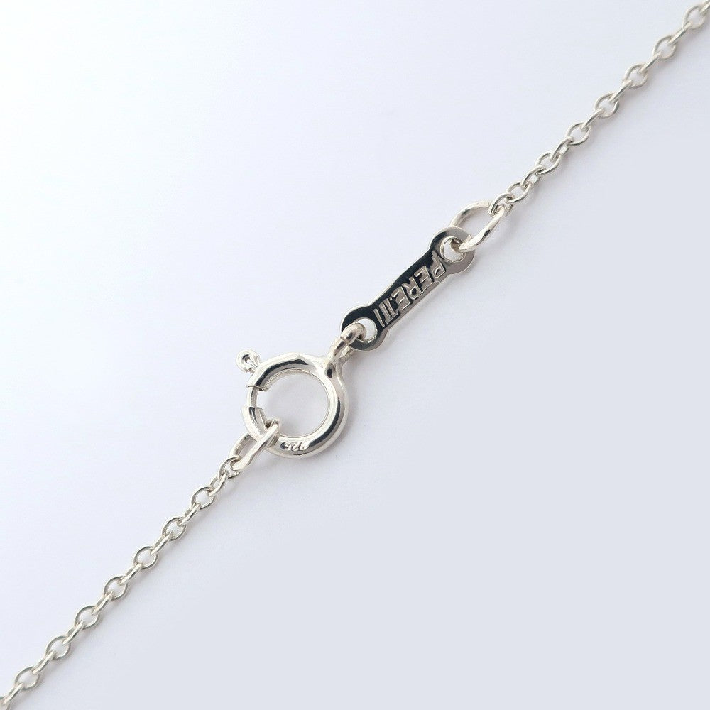 Tiffany & Co. Elsa Peretti Open Heart Pendant Necklace Sterling Silver, SILVER, SILVER, Necklace