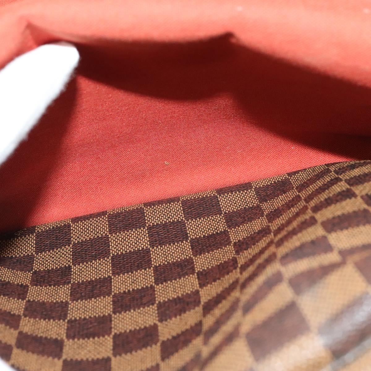 Louis Vuitton Naviglio Handbag Damier, BROWN, CANVAS, Shoulder bag