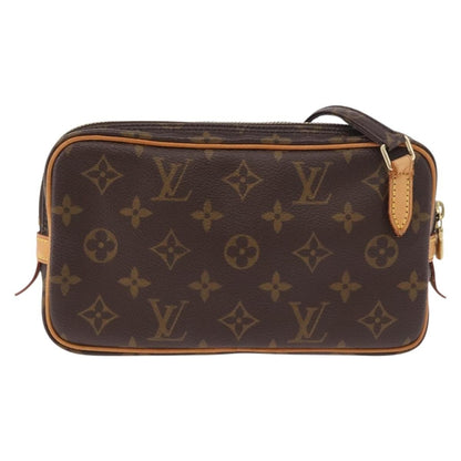 Louis Vuitton Pochette Marly Bandouliere Bag Monogram Canvas, Brown, Canvas, Clutch