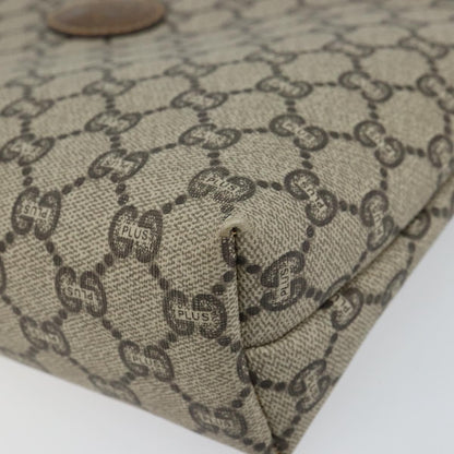 Gucci Zip Pouch GG Canvas, BEIGE, CANVAS, Clutche & pouche