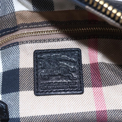 Burberry Vintage Shoulder Bag Leather, BLACK, LEATHER, Shoulder bag
