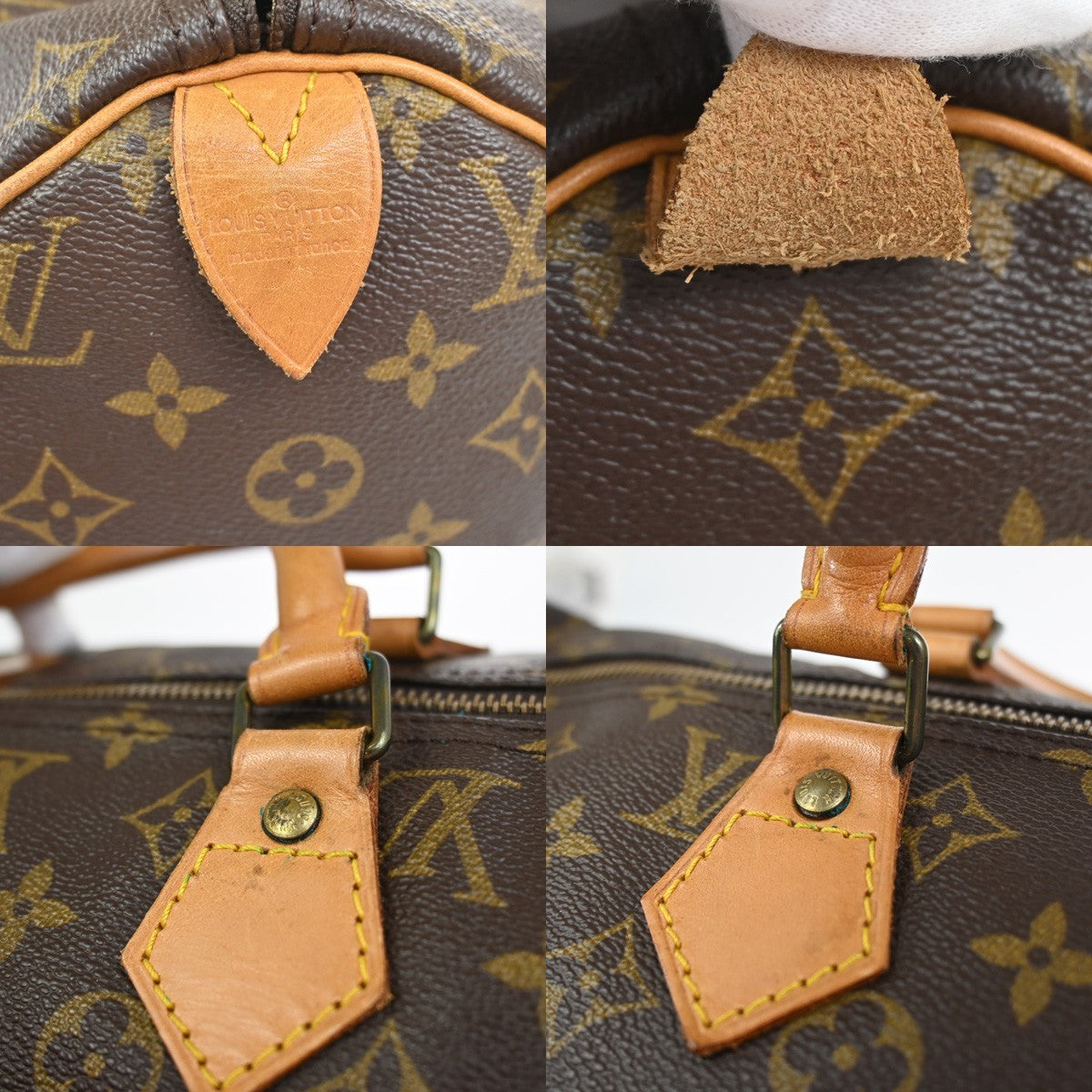 Louis Vuitton Speedy Handbag Monogram Canvas, Brown, Canvas, Handbag