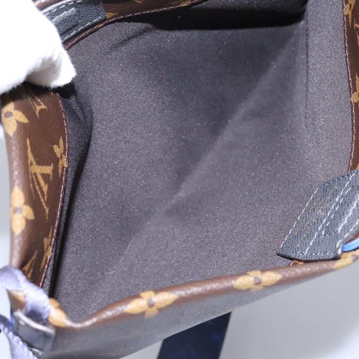 Louis Vuitton Outdoor Pouch Limited Edition Monogram Pacific Canvas, Blue, Canvas, Shoulder Bag