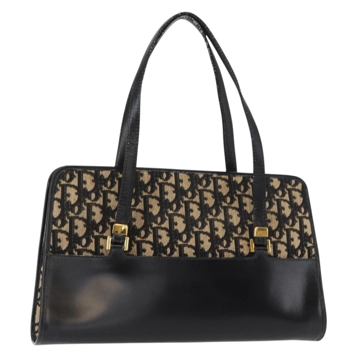 Christian Dior Trotter shoulder bag Canvas, BLACK, CANVAS, Shoulder bag