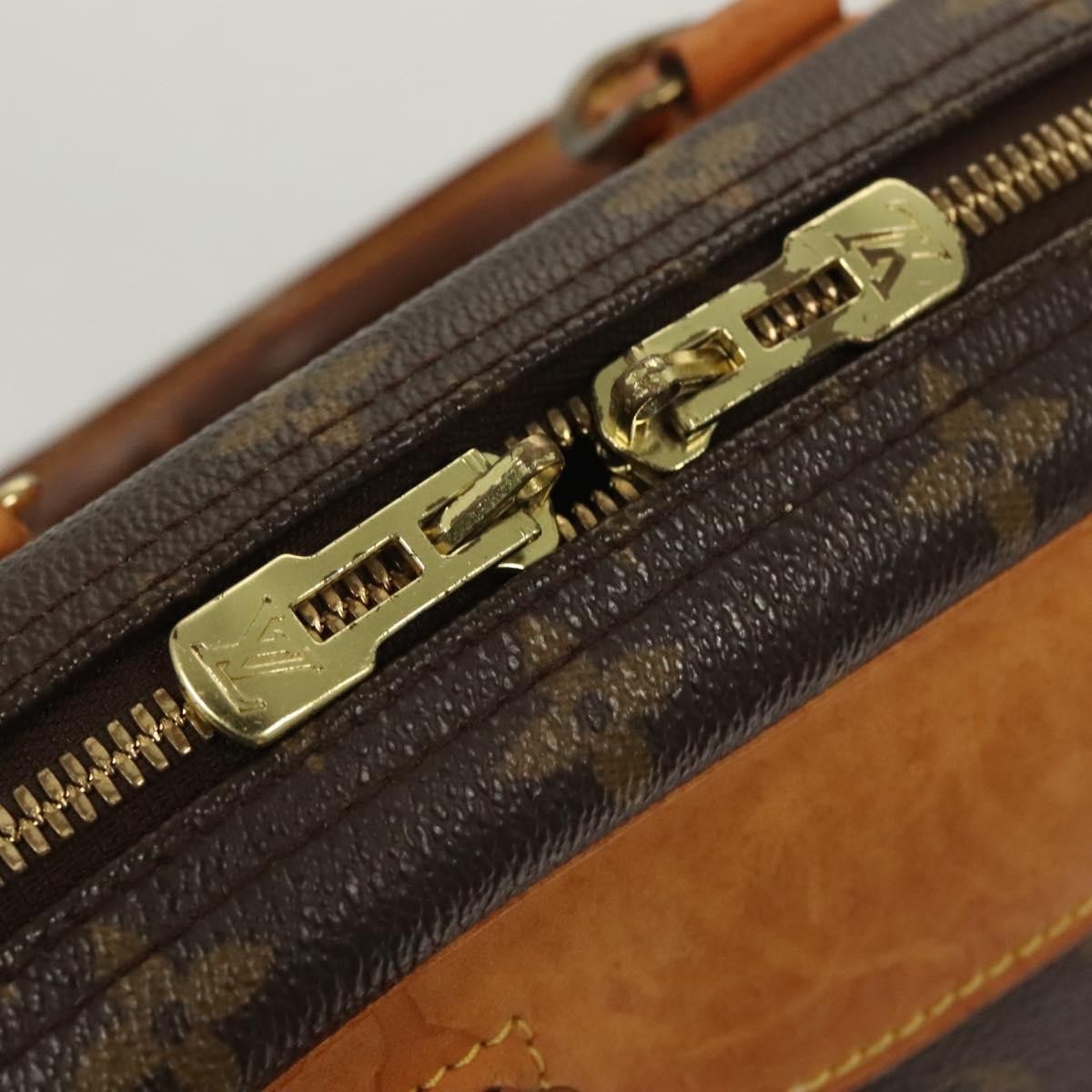 Louis Vuitton Trouville Handbag Monogram Canvas, BROWN, CANVAS, Handbag