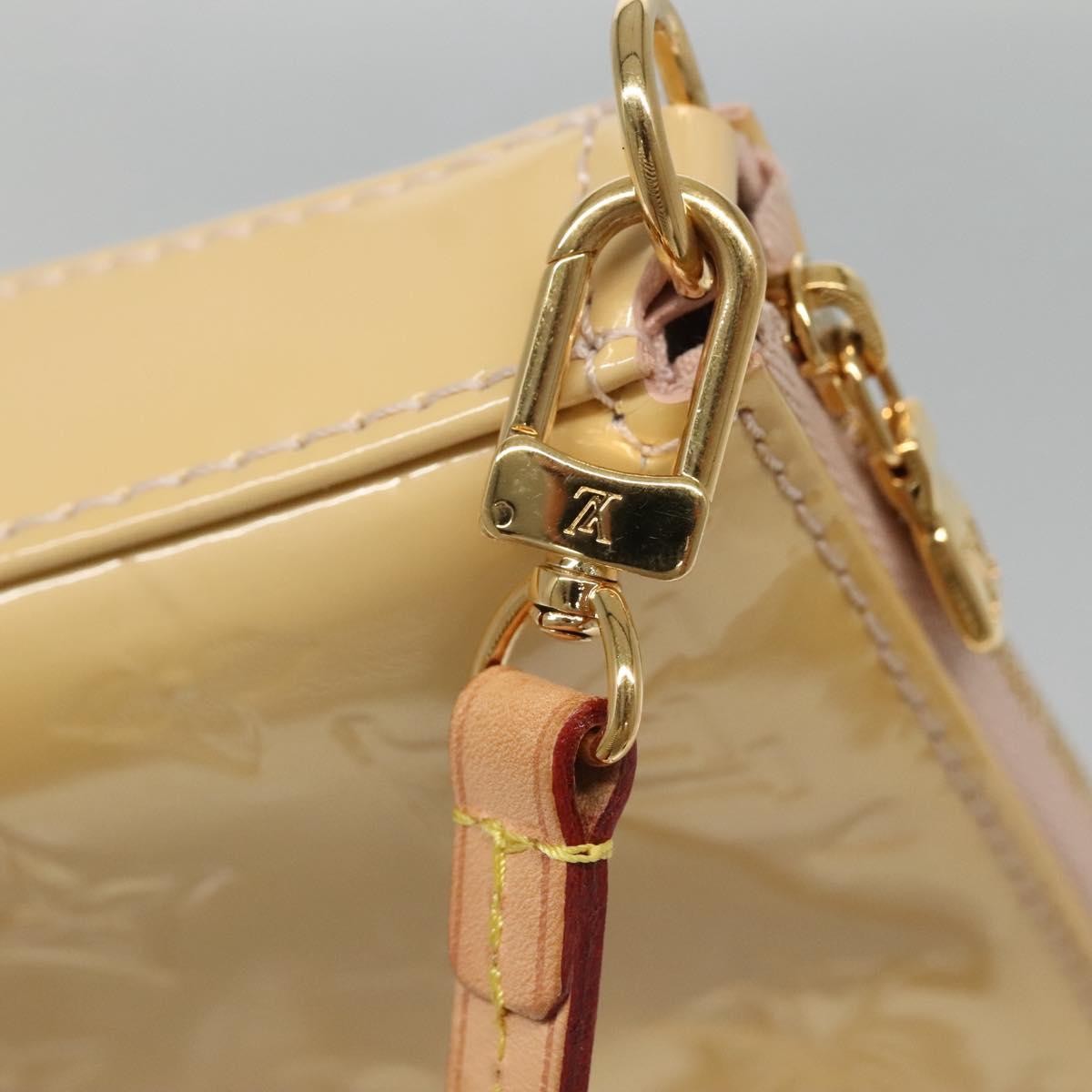 Louis Vuitton Pochette Accessoires NM Monogram Vernis, BEIGE, PATENT_LEATHER, Clutche & pouche