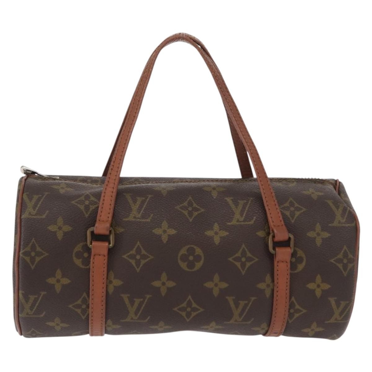 Louis Vuitton Papillon Handbag Monogram Canvas, BROWN, CANVAS, Handbag