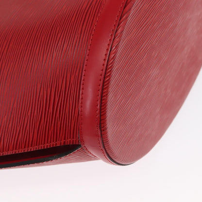 Louis Vuitton Saint Jacques Handbag Epi Leather, RED, LEATHER, Shoulder bag
