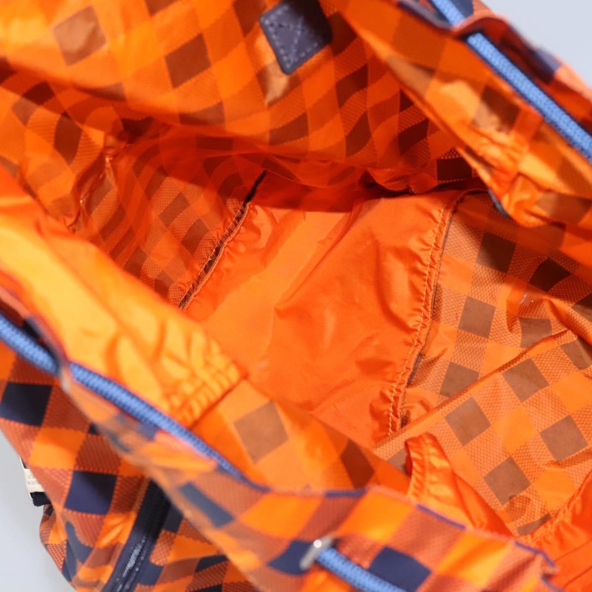 Louis Vuitton Aventure Backpack Damier Nylon, Orange, Nylon, Backpack