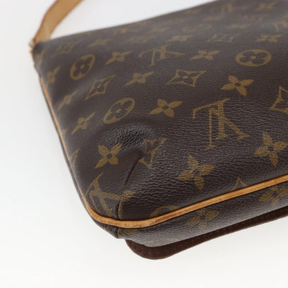 Louis Vuitton Musette Salsa Handbag Monogram Canvas, BROWN, CANVAS, Shoulder bag