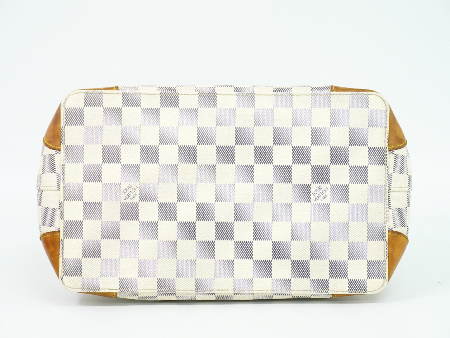 Louis Vuitton Hampstead Handbag Damier, WHITE, CANVAS, Tote bag