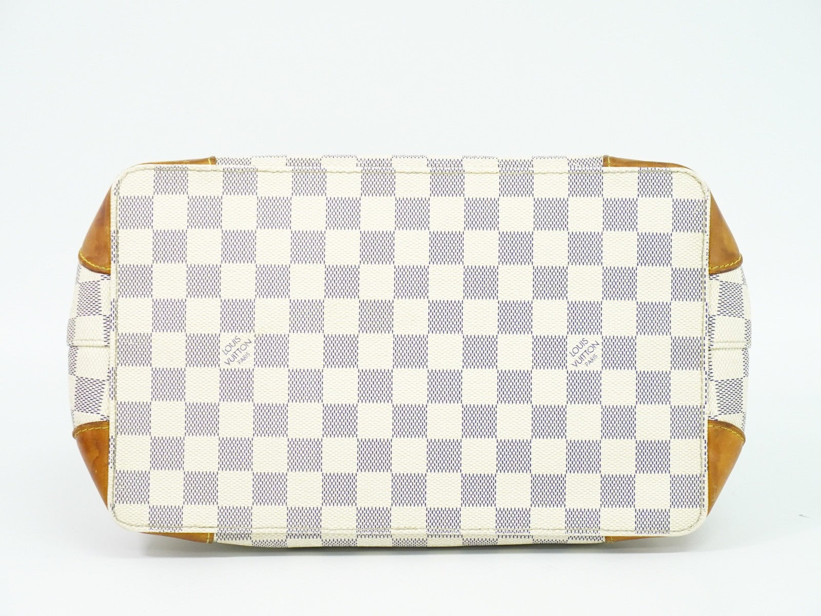 Louis Vuitton Hampstead Handbag Damier, WHITE, CANVAS, Tote bag