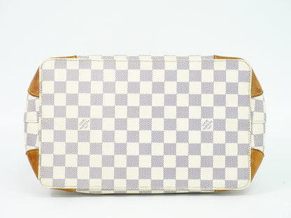 Louis Vuitton Hampstead Handbag Damier, WHITE, CANVAS, Tote bag