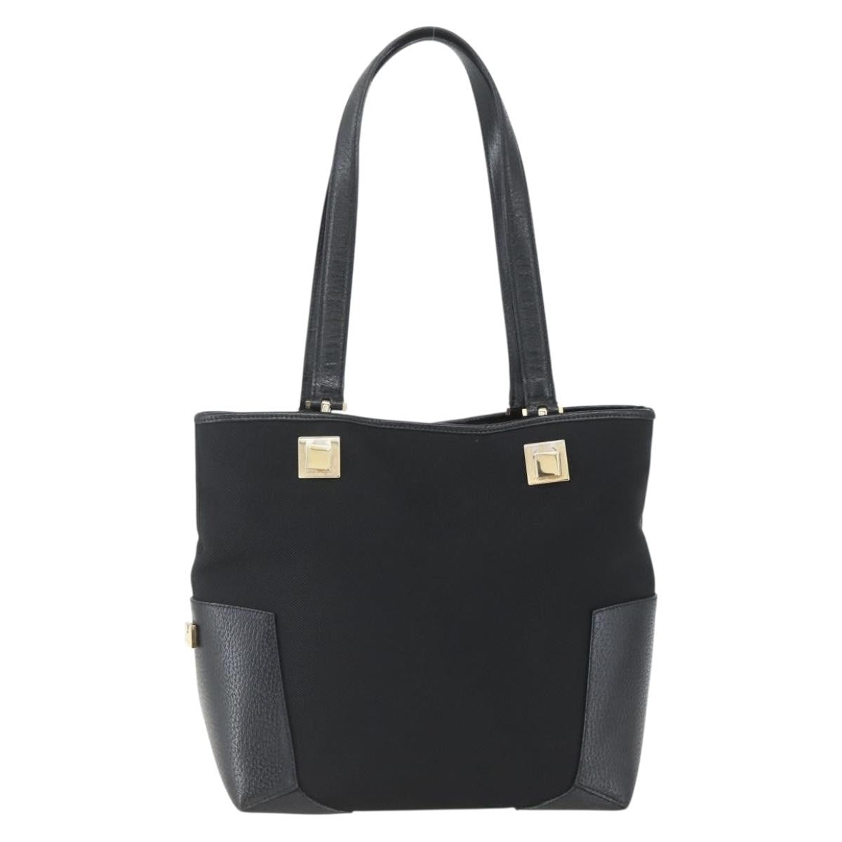 Salvatore Ferragamo Vintage Tote bag Nylon, BLACK, NYLON, Tote bag