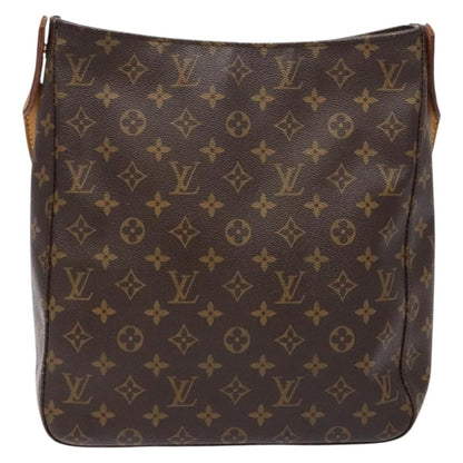 Louis Vuitton Looping Handbag Monogram Canvas, BROWN, CANVAS, Handbag