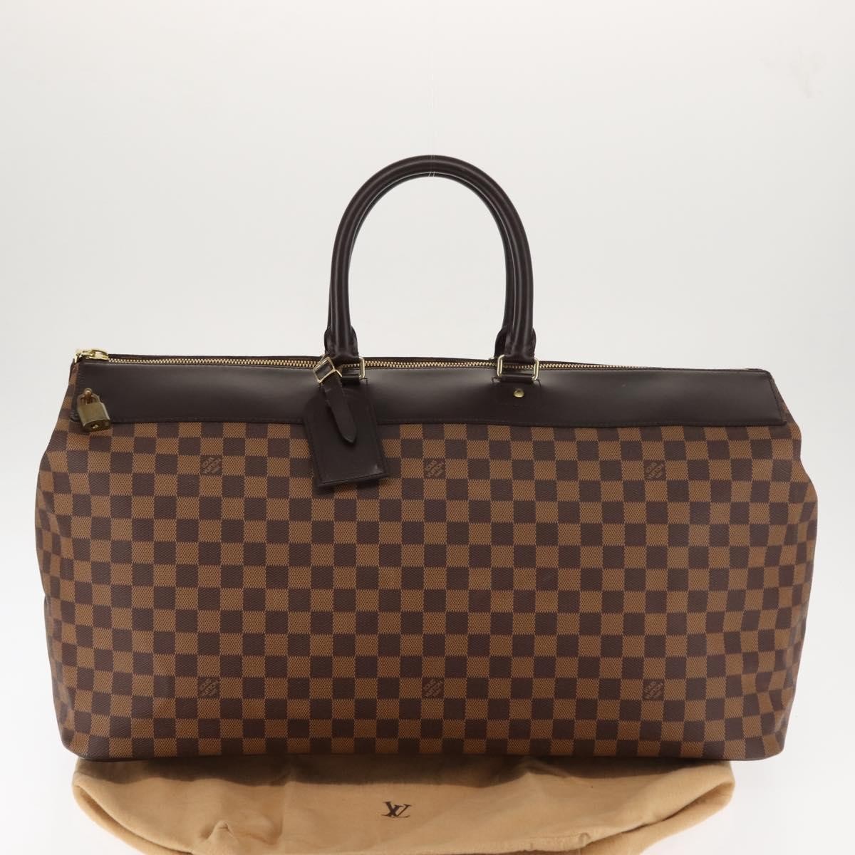 Louis Vuitton Greenwich Travel Bag Damier, BROWN, CANVAS, Travel bag