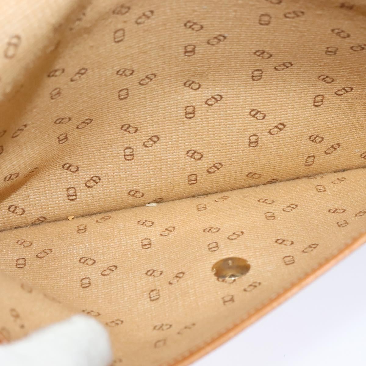 Christian Dior Flap Pouch Canvas, BROWN, CANVAS, Clutche & pouche