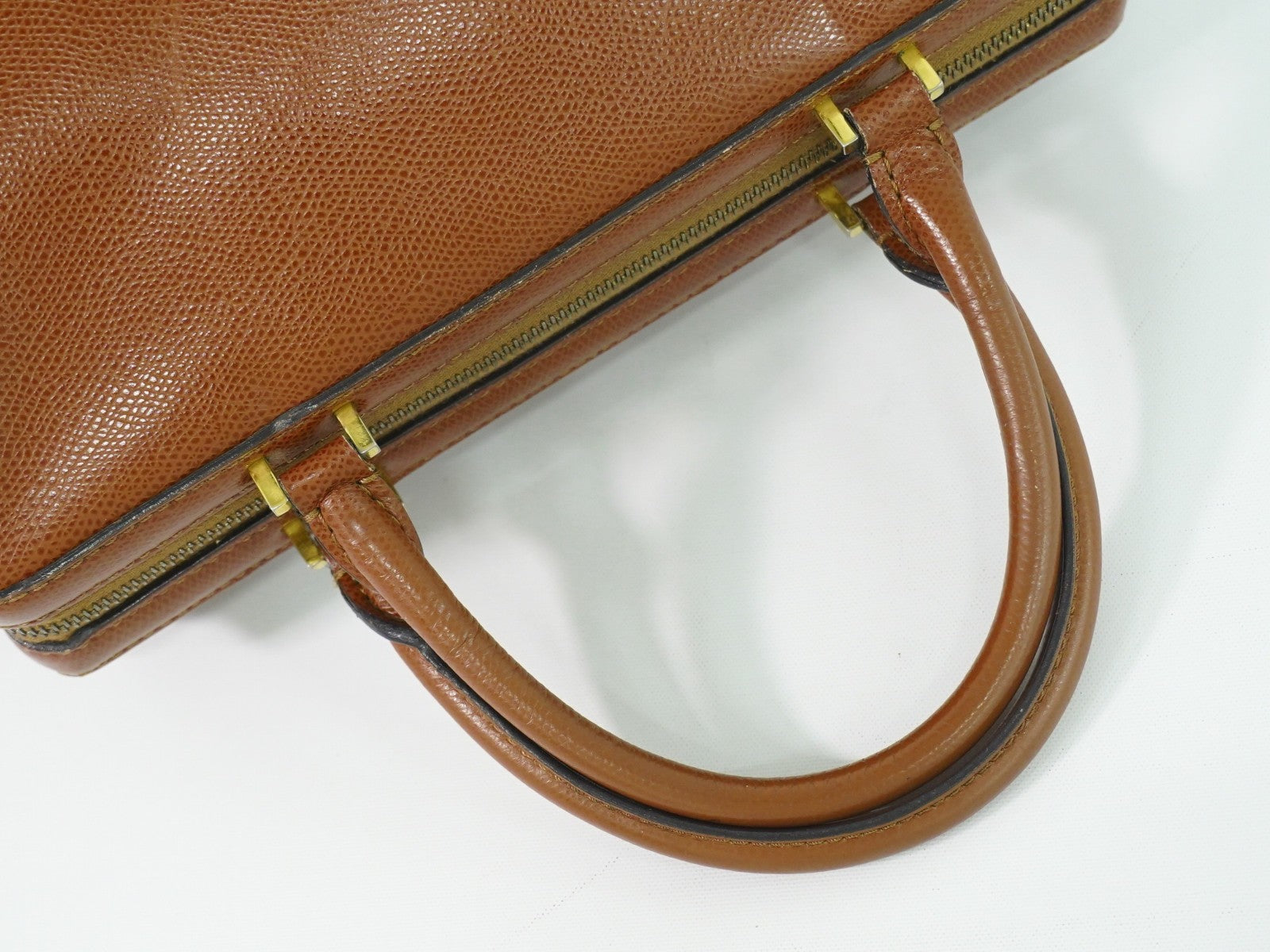 Celine Handbag Leather, BROWN, LEATHER, Handbag