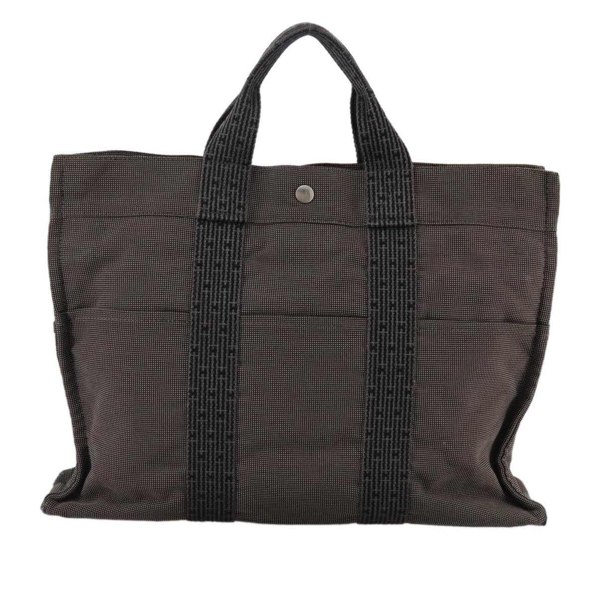 Hermes Fourre-tout Herline Fourre-tout Herline, GRAY, CANVAS, Tote bag