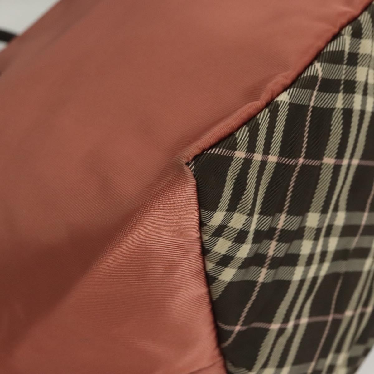 Burberry Nova Check Tote Nylon, PINK, NYLON, Tote bag