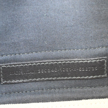 Balenciaga Navy Cabas Canvas with Leather, NAVY, CANVAS, Tote bag