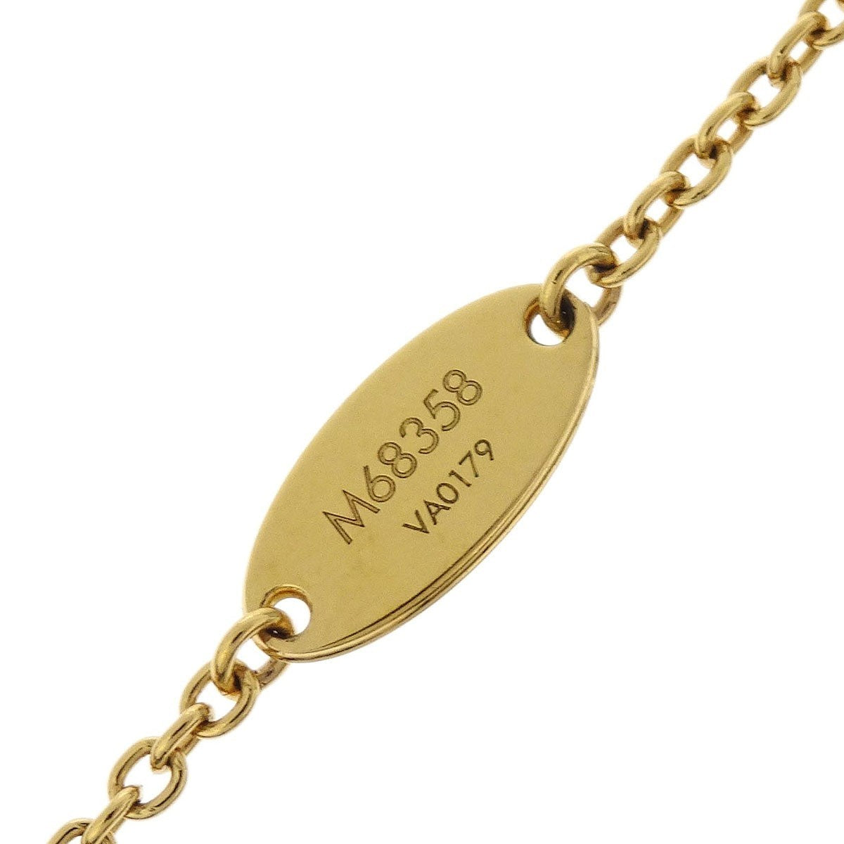 Louis Vuitton Essential V Perle Necklace Metal with Faux Pearls, Gold, Gold Plated, Necklace