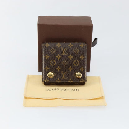 Louis Vuitton CASE JEWELRY BOX Canvas, BROWN, CANVAS, Wallets