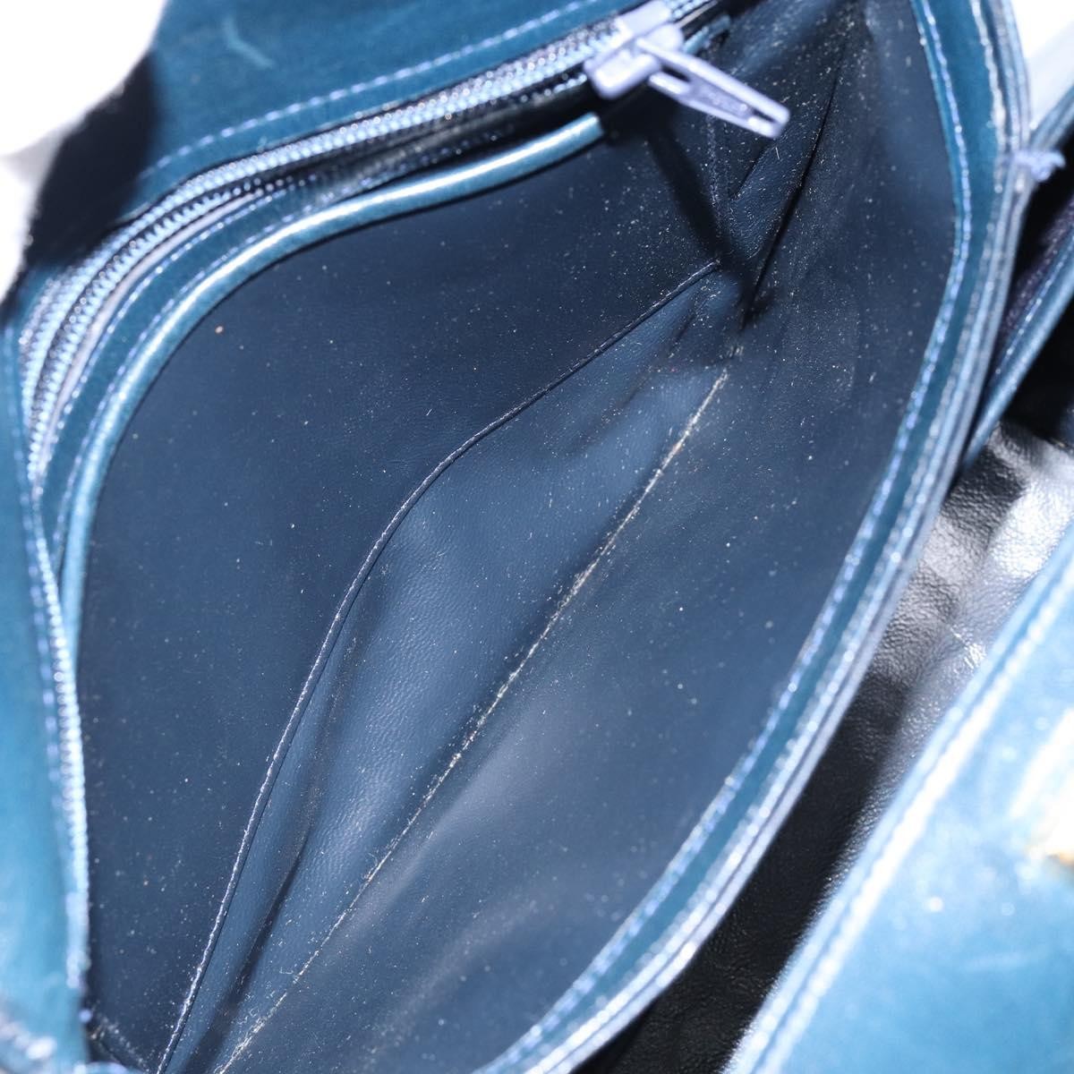 Gucci Vintage Convertible Box Crossbody Bag Leather, NAVY, LEATHER, Handbag