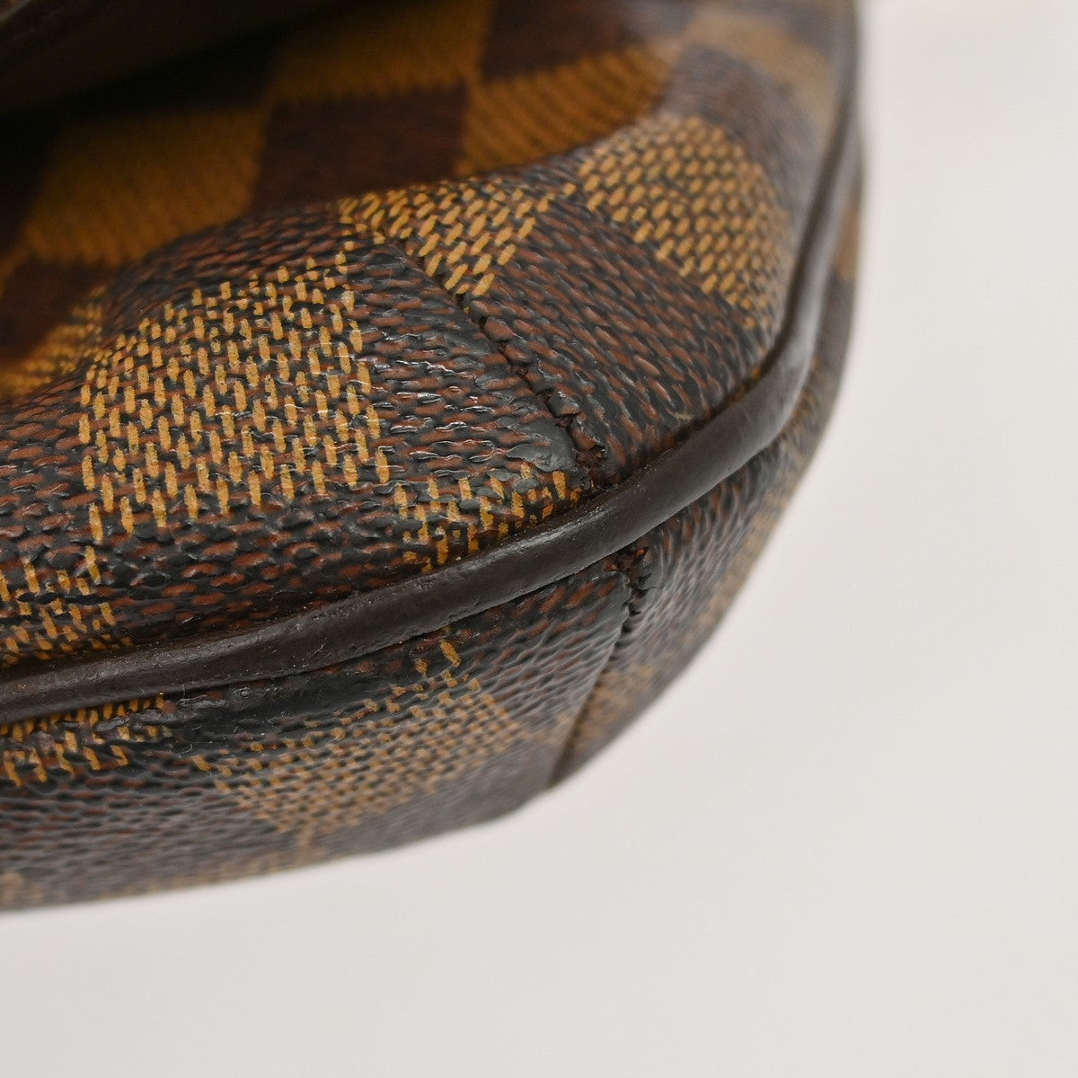 Louis Vuitton Musette Tango Handbag Damier, Brown, Canvas, Shoulder Bag