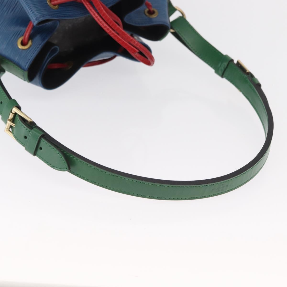 Louis Vuitton Tricolor Noe Handbag Epi Leather, BLUE, LEATHER, Shoulder bag