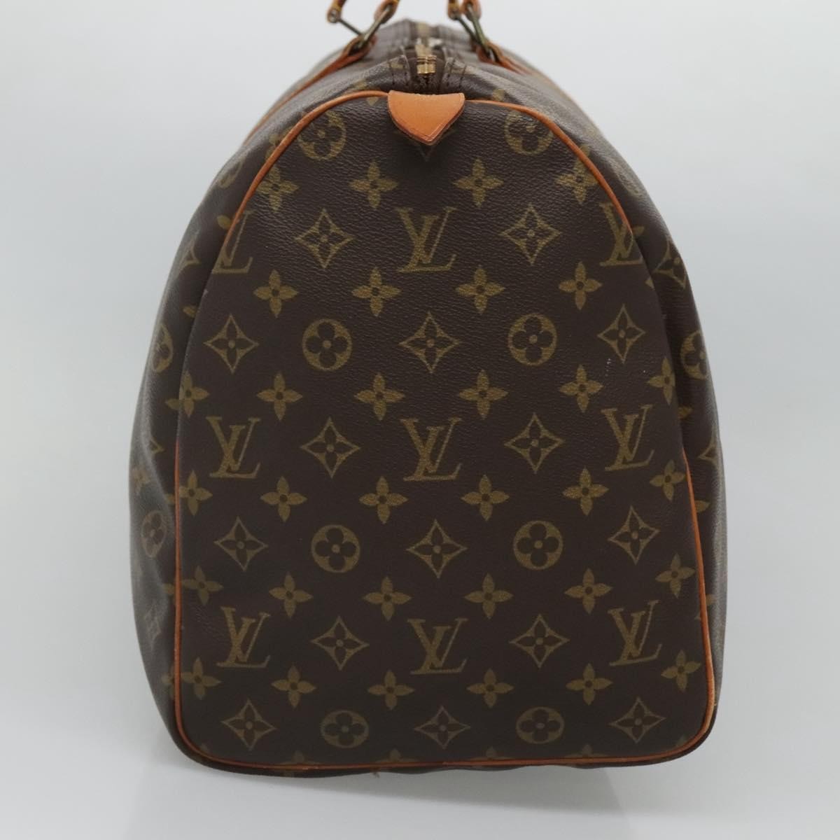 Louis Vuitton Keepall Bag Monogram Canvas, BROWN, CANVAS, Travel bag