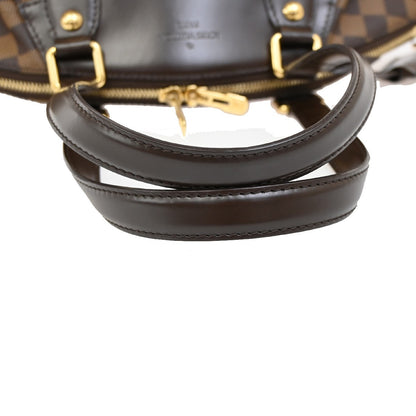 Louis Vuitton Verona Handbag Damier, BROWN, CANVAS, Shoulder bag