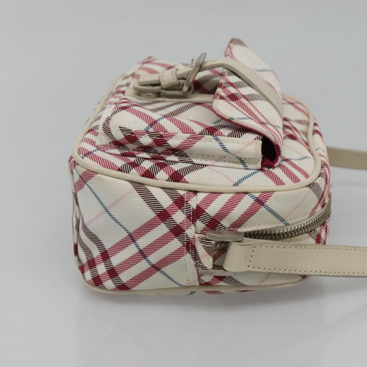 Burberry Nova Check Blue Label Nylon, RED, NYLON, Shoulder bag