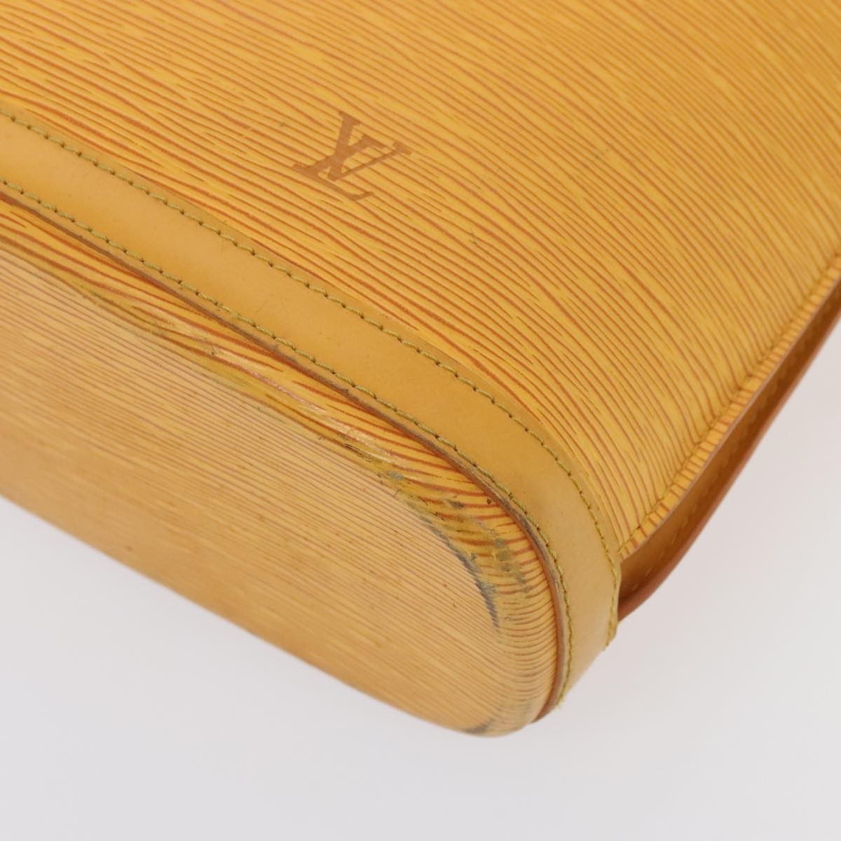Louis Vuitton Lussac Handbag Epi Leather, YELLOW, LEATHER, Handbag