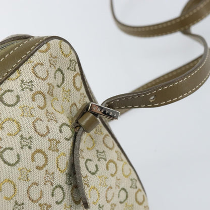 Celine C Macadam Shoulder bag Canvas, KHAKI, CANVAS, Shoulder bag
