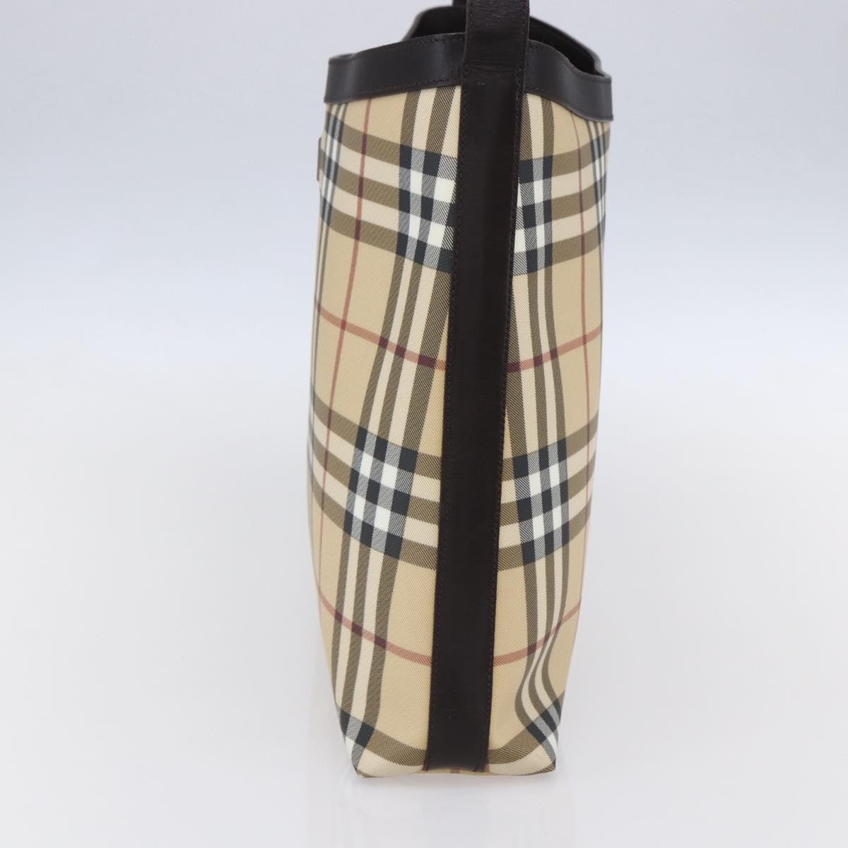Burberry Nova check Shoulder bag Canvas, BEIGE, PVC, Shoulder bag