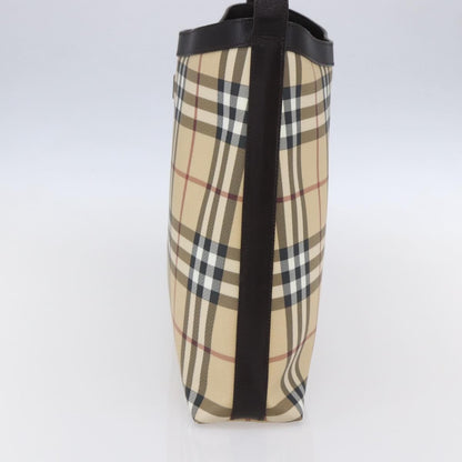 Burberry Nova check Shoulder bag Canvas, BEIGE, PVC, Shoulder bag