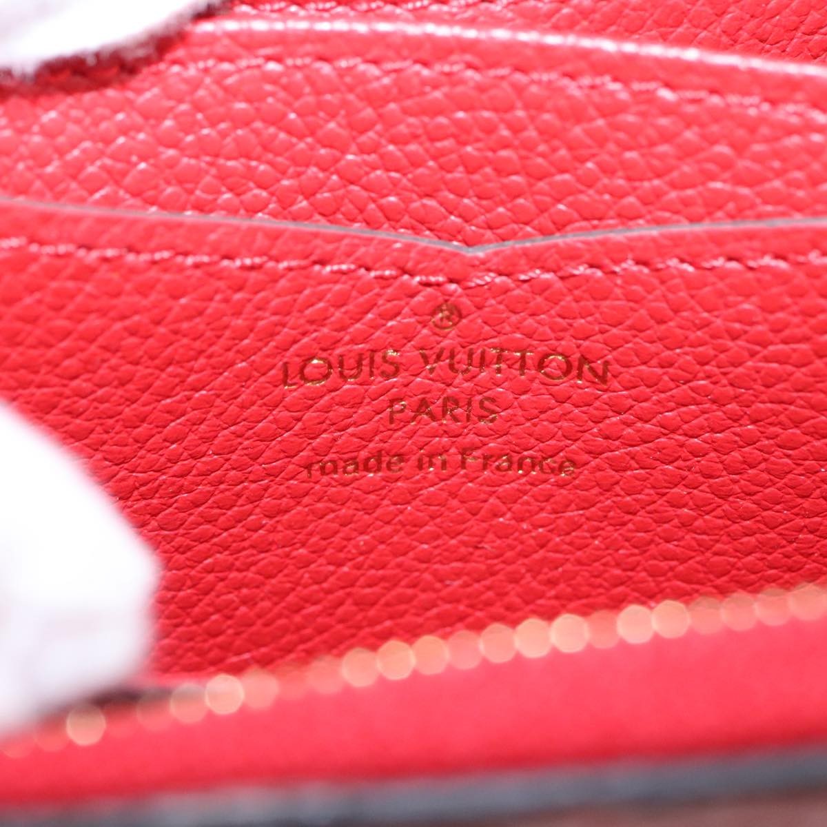 Louis Vuitton Porte-Monnaie Zippy Wallet monogramme empreinte, BROWN, LEATHER, Wallets