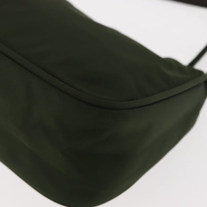 Prada Pochette Shoulder Bag Tessuto, KHAKI, NYLON, Clutche & pouche