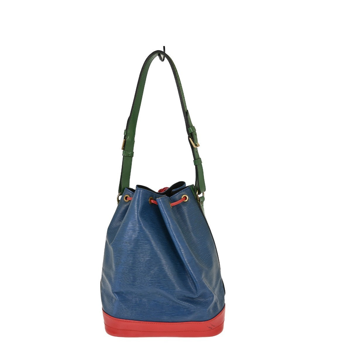 Louis Vuitton Tricolor Noe Handbag Epi Leather, BLUE, LEATHER, Shoulder bag