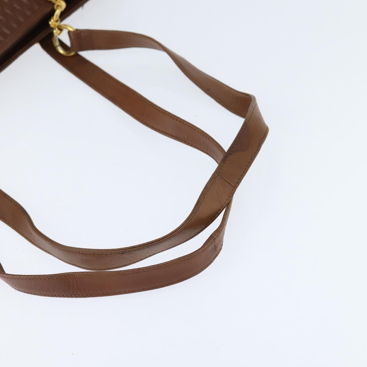 Bally Vintage Tote Bag Leather, Brown, Leather, Tote Bag