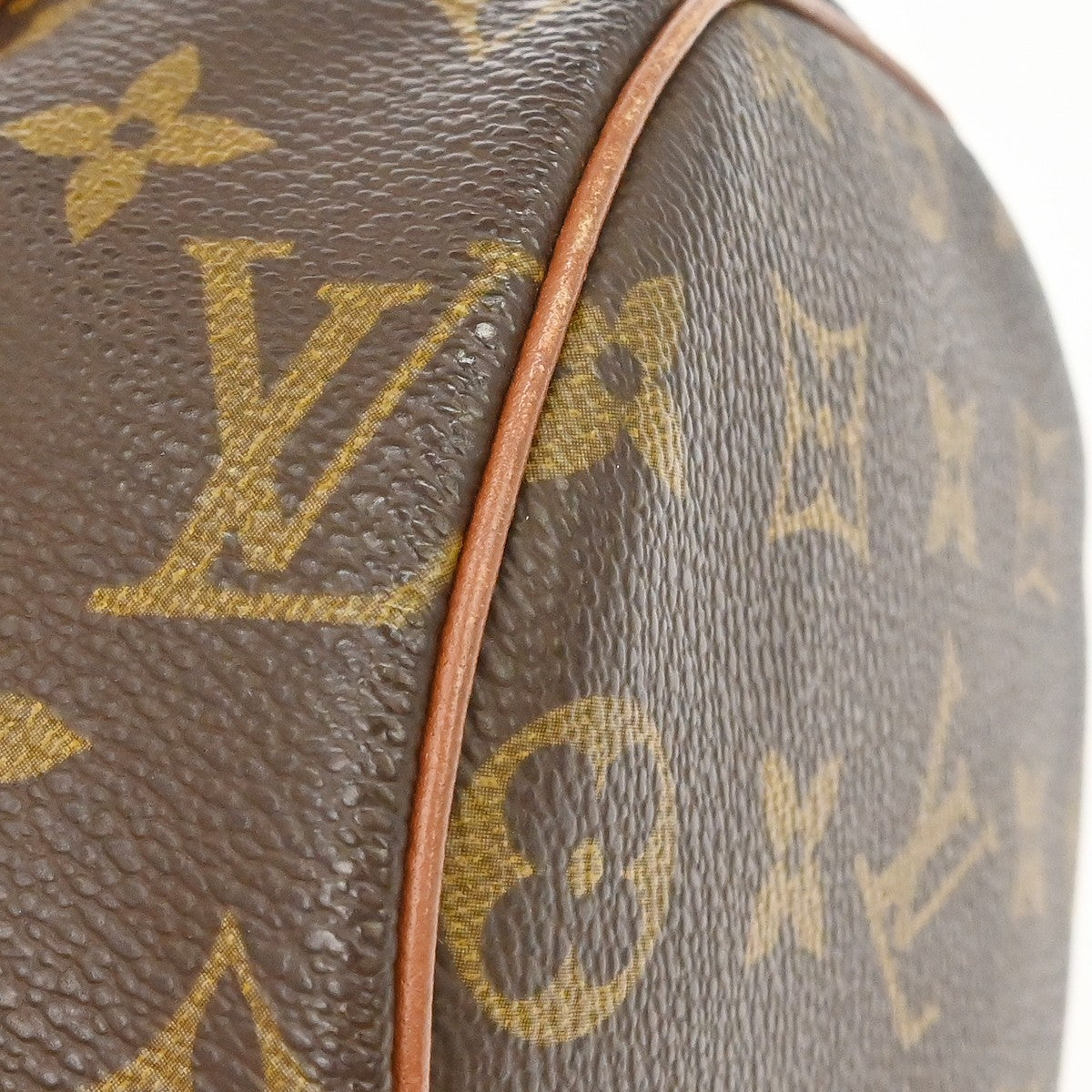 Louis Vuitton Papillon Handbag Monogram Canvas, Brown, Canvas, Handbag