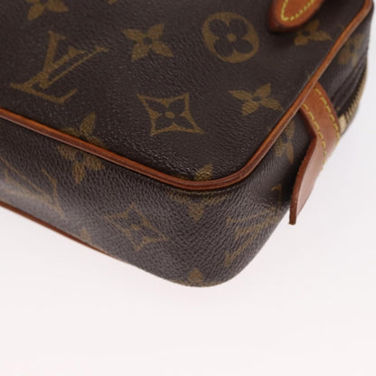 Louis Vuitton Pochette Marly Bandouliere Bag Monogram Canvas, BROWN, CANVAS, Clutche & pouche