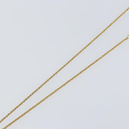 Christian Dior CD Round Pendant Necklace Metal, Gold, Metal, Necklace