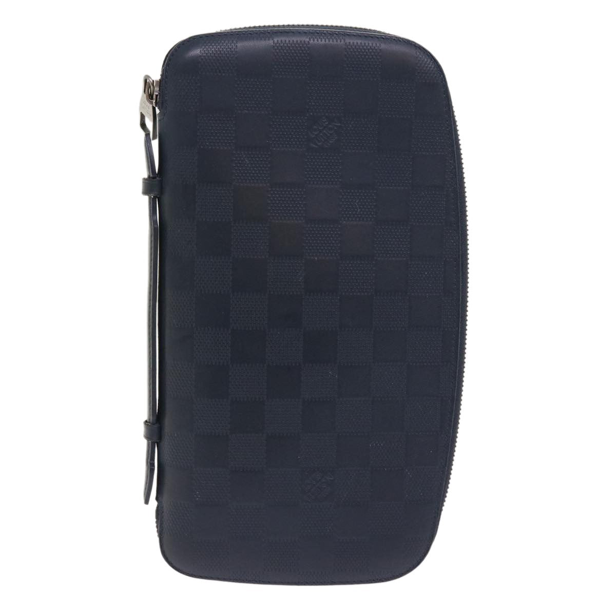 Louis Vuitton Organiser Atholl Leather, BLACK, LEATHER, Clutche & pouche