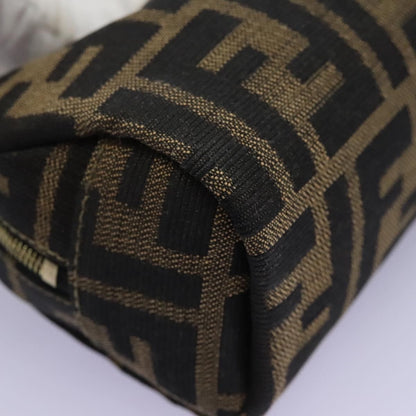 Fendi Vintage Toiletry Pouch Zucca Canvas, BROWN, CANVAS, Clutche & pouche