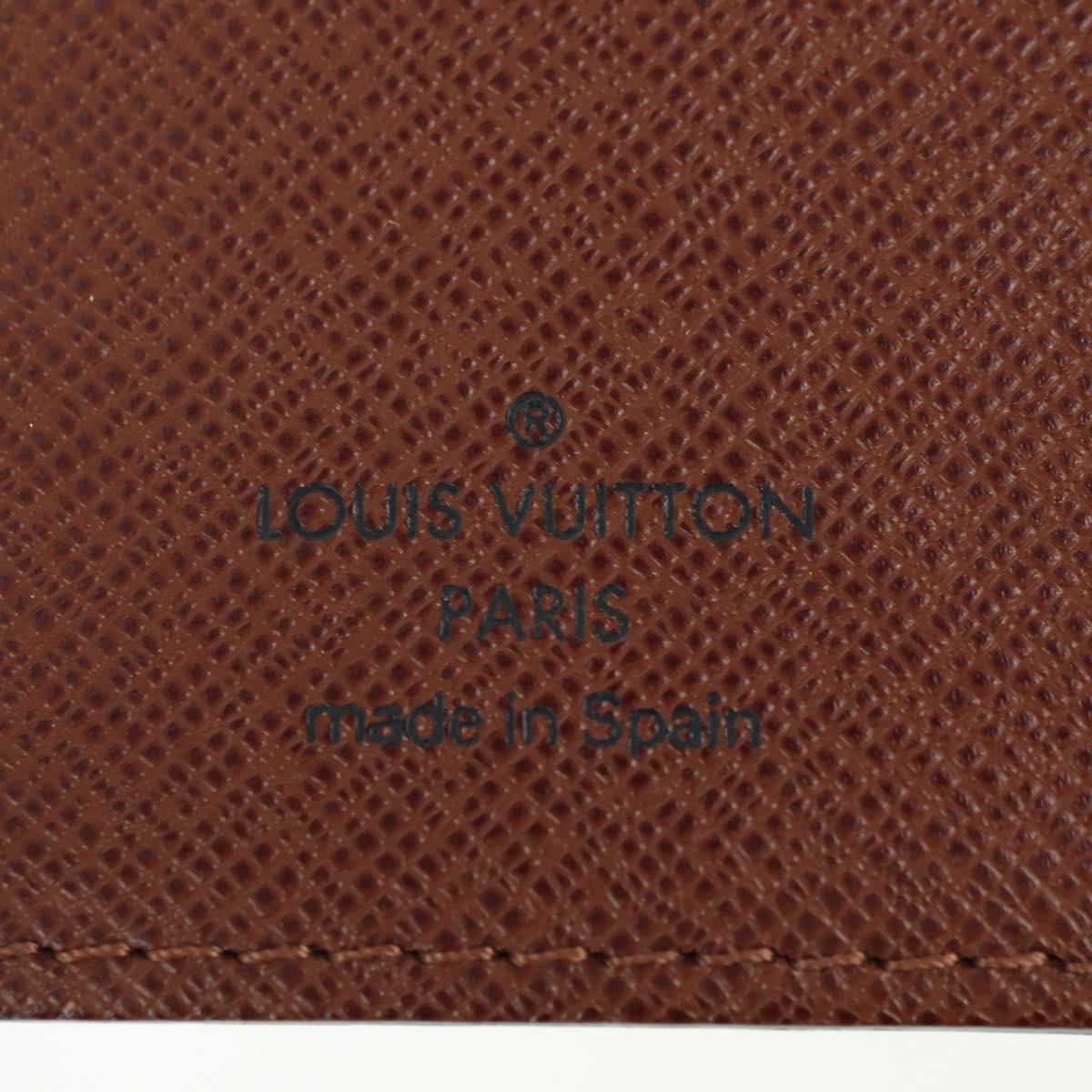 Louis Vuitton Agenda Cover Monogram Panda, Brown, Canvas, Wallet